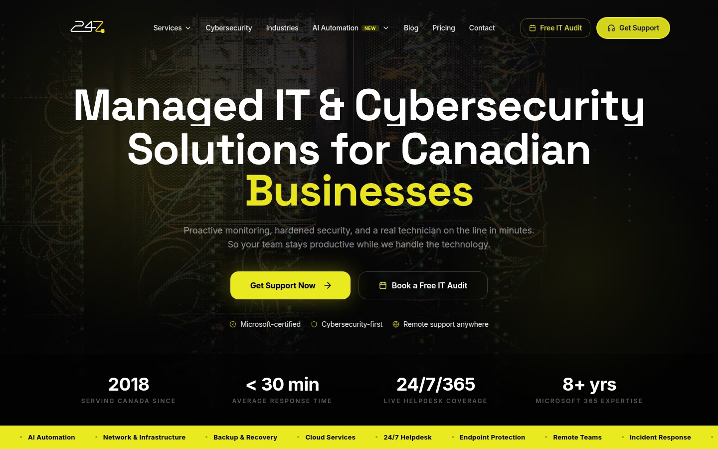247Techify website