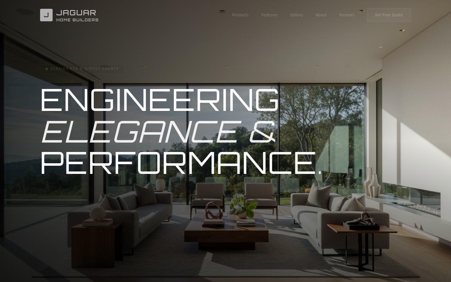Jaguar Home Builders website